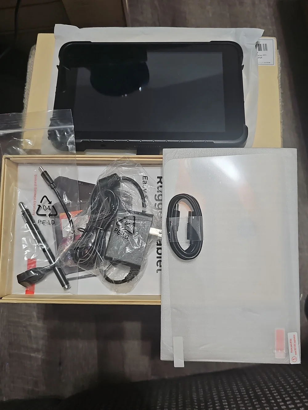 Rugged Tablet Scanner IRT01P Android 14 Industrial Tablet Equip w/ Zebra SE4 NEW